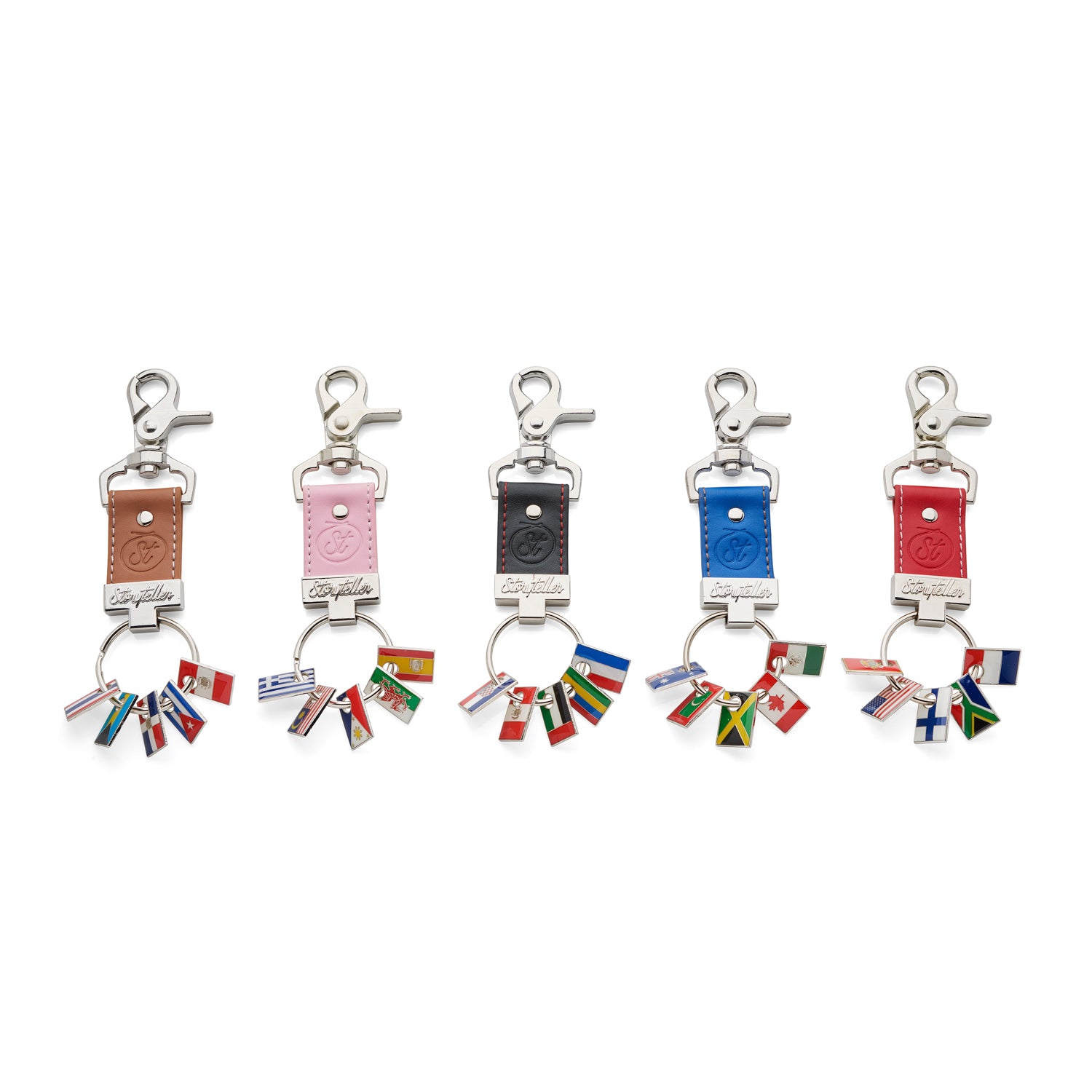 The Storyteller FlagMate® Pink | Collectible Keepsake Keyring