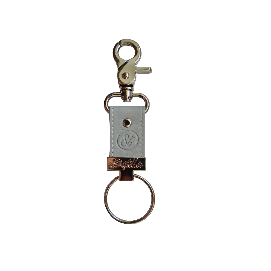 The Storyteller FlagMate® Beige (Limited Edition) | Collectible Keepsake Keyring