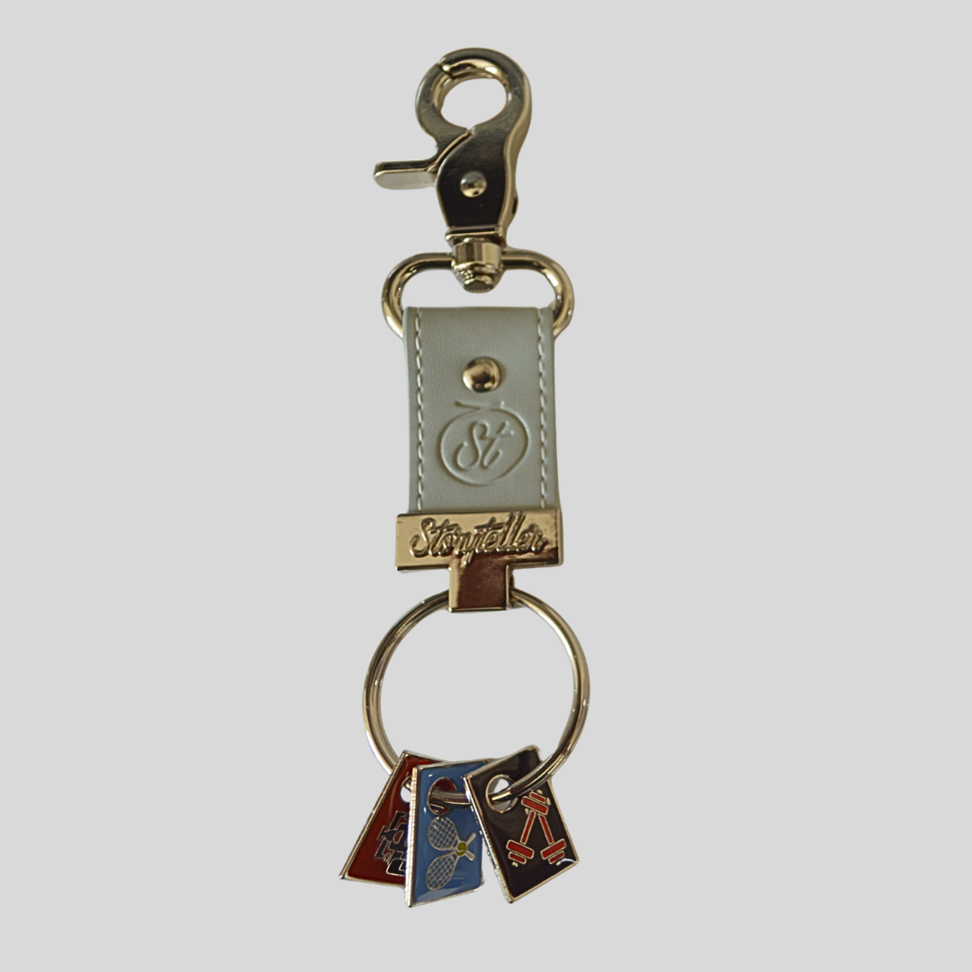 The Storyteller FlagMate® Beige (Limited Edition) | Collectible Keepsake Keyring