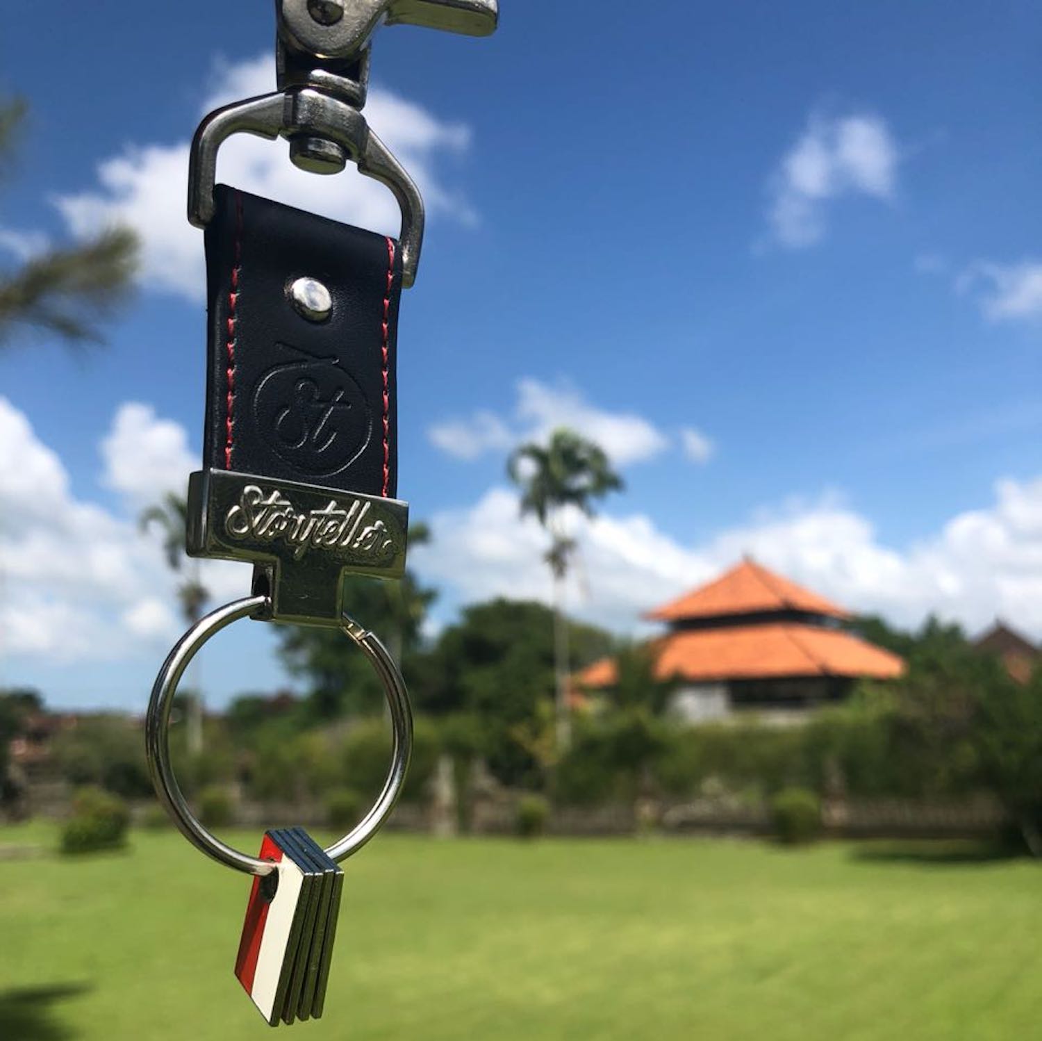 The Storyteller FlagMate® | Collectible Keepsake Keyring | Handcrafted in the UK